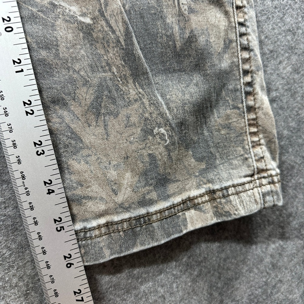 Hollister Cargo Pants Mens 31x26 Camo Mossy Oak Loose Fit Multi Pocket Tactical - Picture 8 of 11